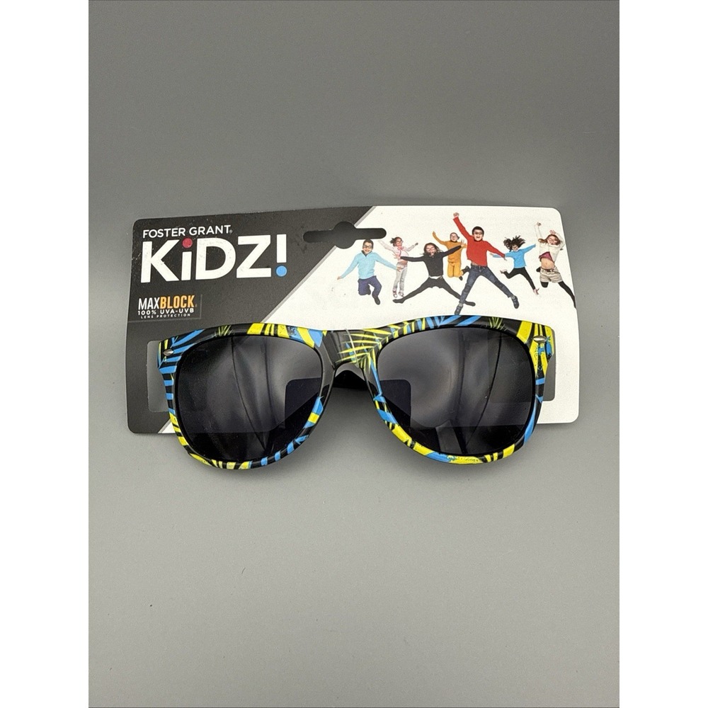 Kids Foster Grant Classic Way Sport Sunglasses ~ Tropical Vibe Boys/Unisex